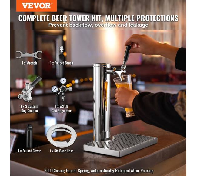 Namų alaus statinės bokštelis su maišytuvu1