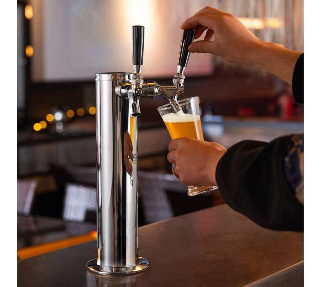 Dvigubų čiaupų kegeratoriaus bokštelis7