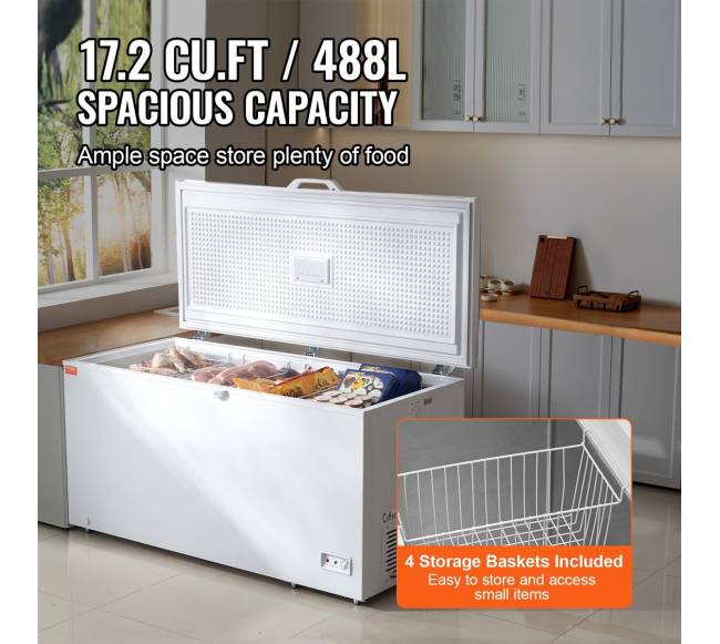 Šaldiklis 488 L su 4 krepšiais1