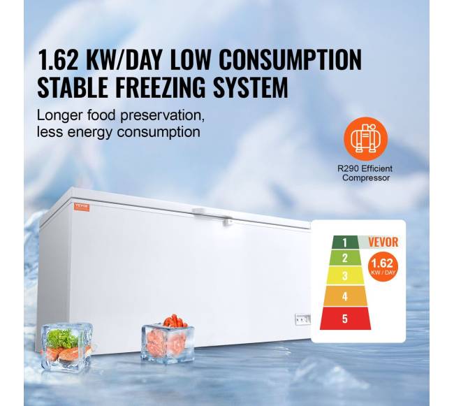 Šaldiklis 488 L su 4 krepšiais2