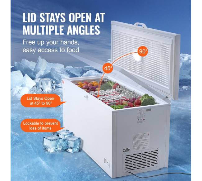 Šaldiklis 488 L su 4 krepšiais4