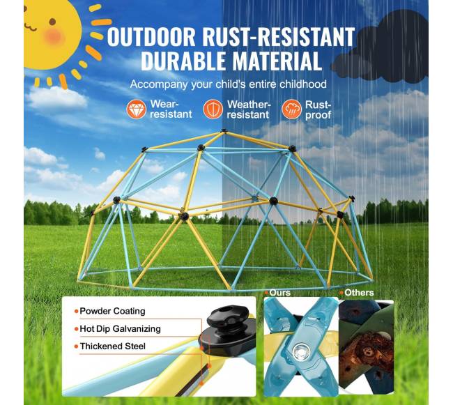 Vaikų laipiojimo kupolas, 10FT diametras5