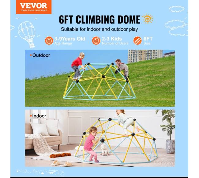 Geometrinis laipiojimo kupolas vaikams1