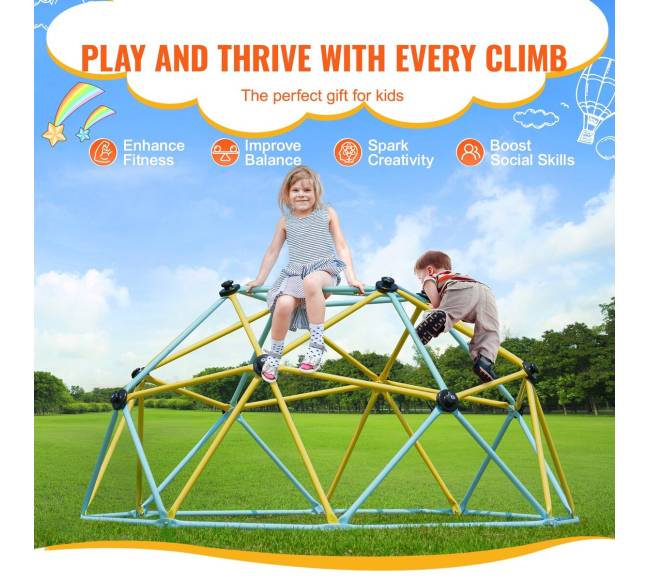 Geometrinis laipiojimo kupolas vaikams2