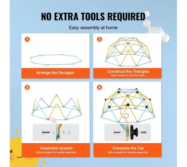 Geometrinis laipiojimo kupolas vaikams4