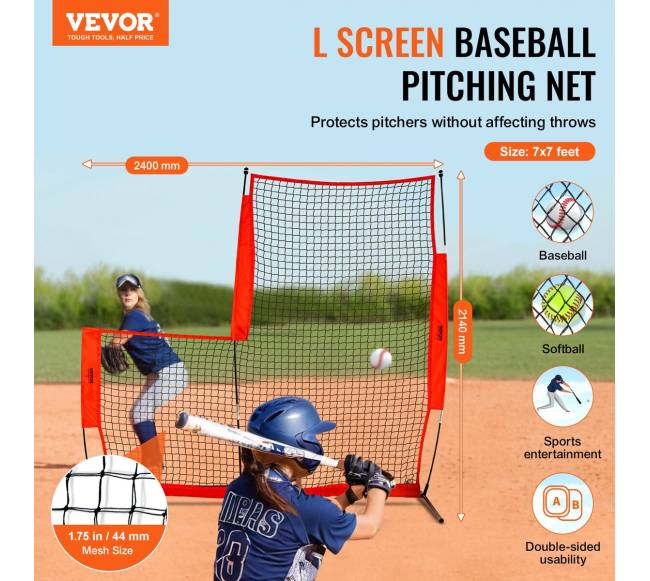 Beisbolo L ekranas apsaugai ir treniruotėms1