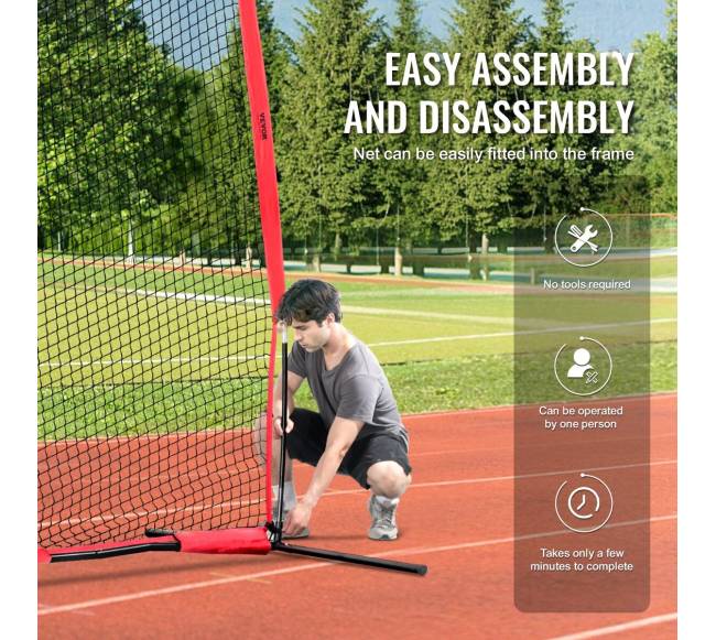 Sporto tinklas, 6x3 m barjerinė tinklinė įranga5