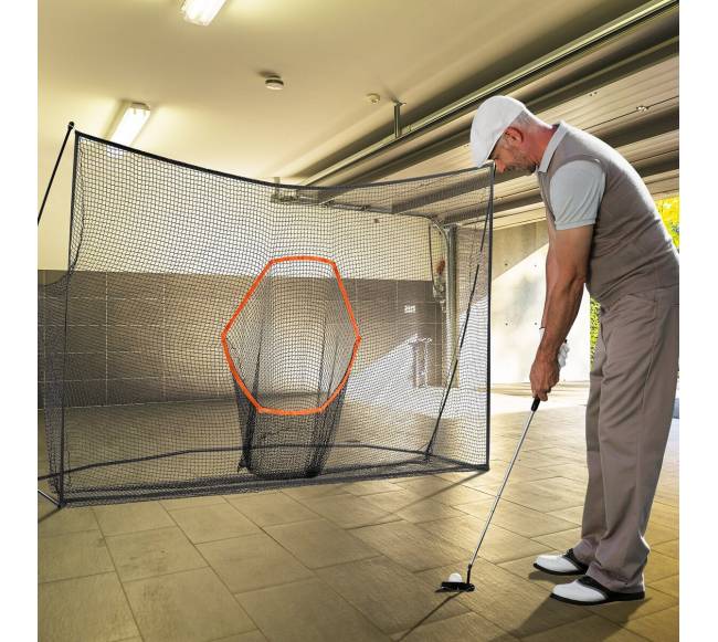 Golfas praktikos tinklas su taikiniu7