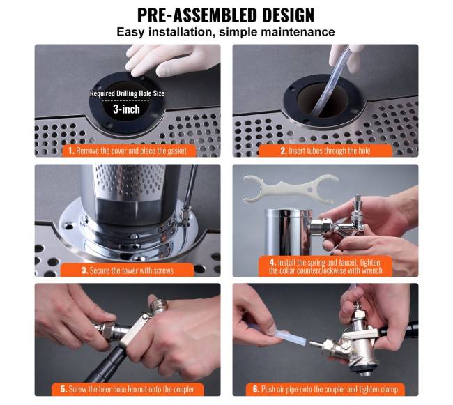 Kegeratoriaus bokšto komplektas su dviem čiaupais5