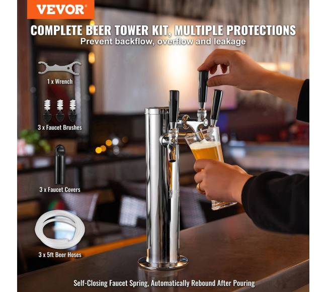 Trijų kranų alaus bokštas su savikiekiu1