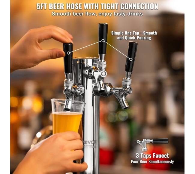 Trijų kranų alaus bokštas su savikiekiu3