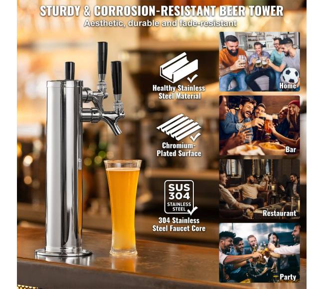 Trijų kranų alaus bokštas su savikiekiu4