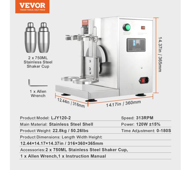 Pieno kokteilis ir arbatos plakimo mašina6