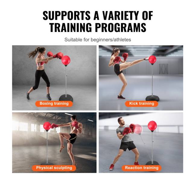 Šokinėjanti bokso kriaušė su pirštinėmis5