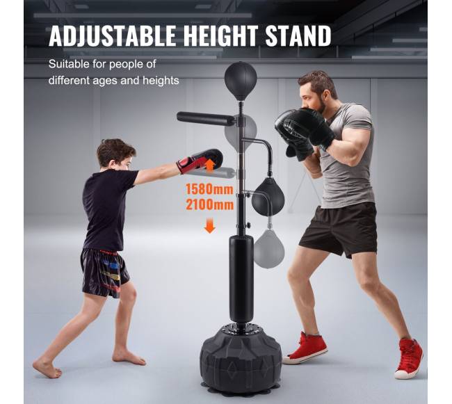 Bokso greičio treniruoklis su stovu2