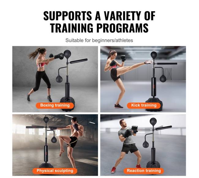 Bokso greičio treniruoklis su stovu5