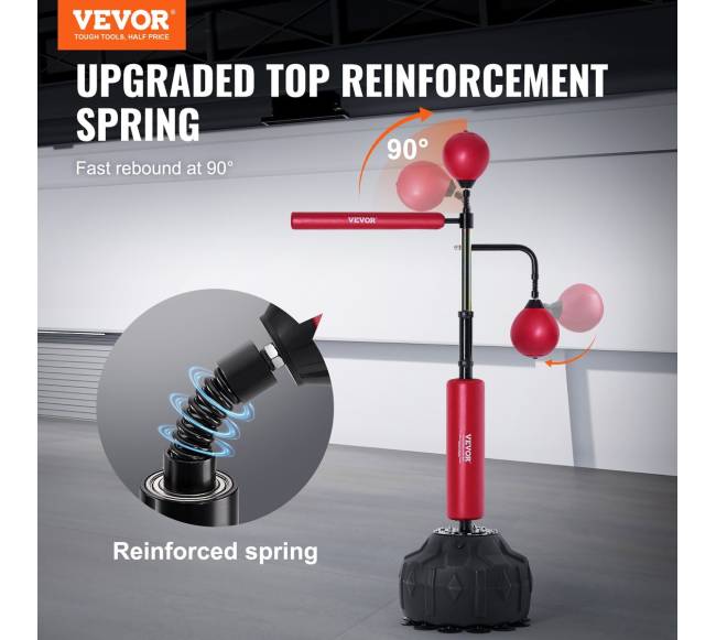 Bokso greičio treniruočių maišas su stovu1