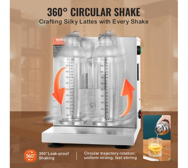 Elektrinė pieno kokteilių plaktuvas 120W4