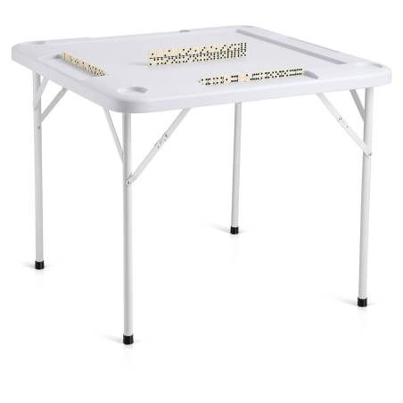 Sulankstomas mahjong stalas su puodelių laikikliais0
