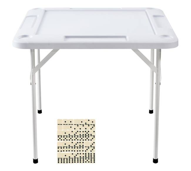 Sulankstomas mahjong stalas su puodelių laikikliais8