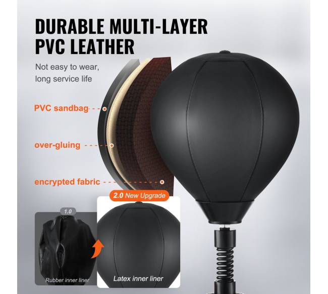 Sieninis boksinis besisukantis strypas su kamuoliu3