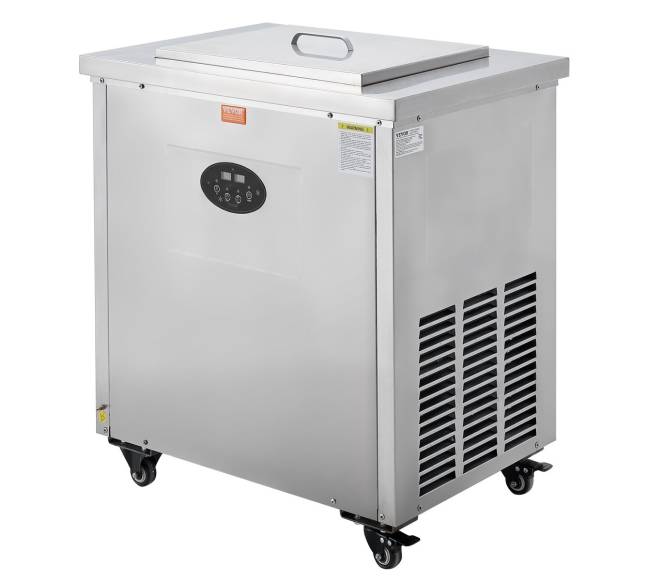 Komercinė ledinukų gaminimo mašina su 2 formomis0