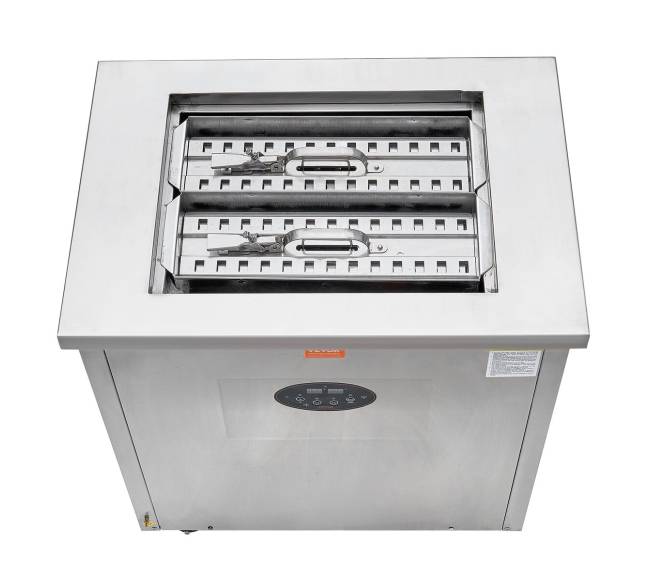 Komercinė ledinukų gaminimo mašina su 2 formomis10