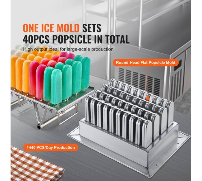 Viengubas ledų formelių rinkinys - 40 vnt.2