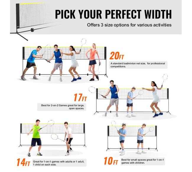 Reguliuojamas tinklinis badmintonui ir tinkliniui2