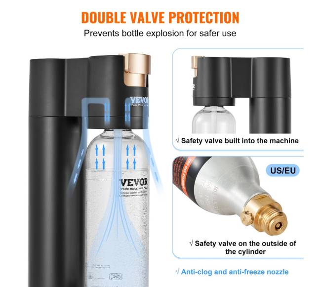 Vandens gazuoklis su buteliais ir CO2 cilindru4