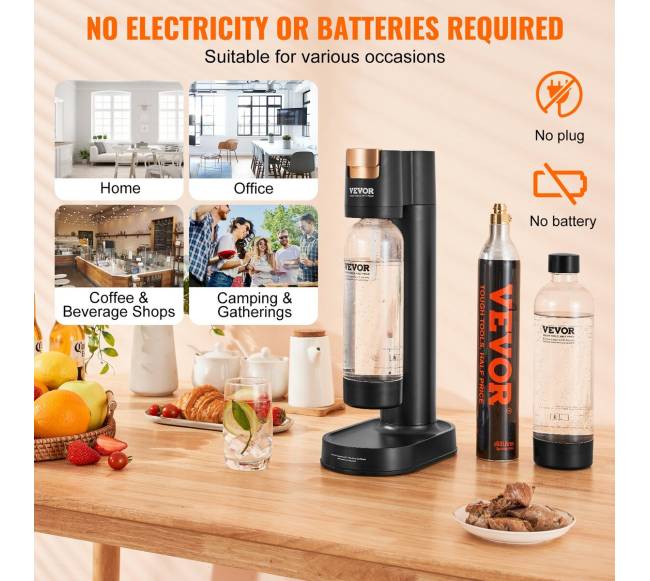 Vandens gazuoklis su buteliais ir CO2 cilindru5