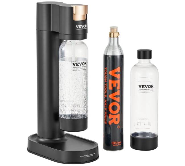 Vandens gazuoklis su buteliais ir CO2 cilindru9