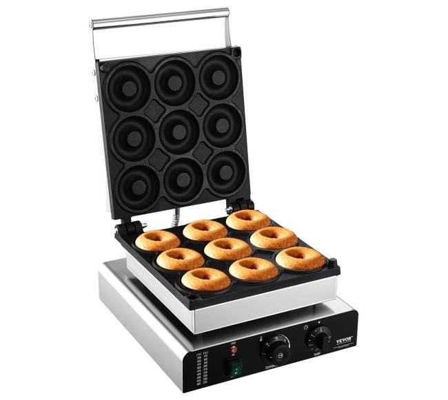 Elektrinė spurgų gaminimo mašina, 2000W, 9 skylių0