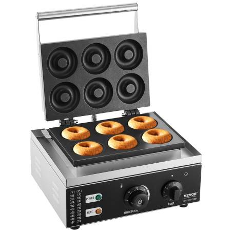 Elektrinė spurgų keptuvė, 1550 W, 6 skylės0