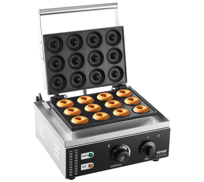 Elektrinė spurgų keptuvė, 12 vietų 1550W0