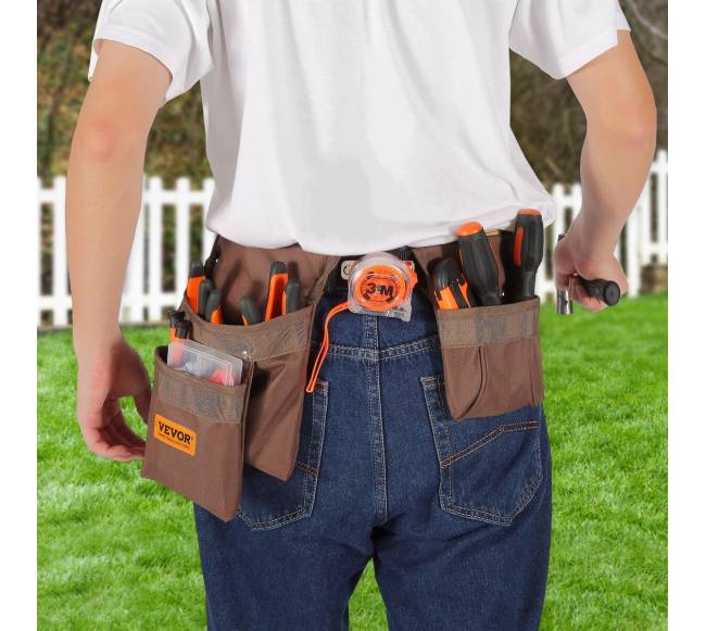 Įrankių diržas su 13 kišenių, reguliuojamas7