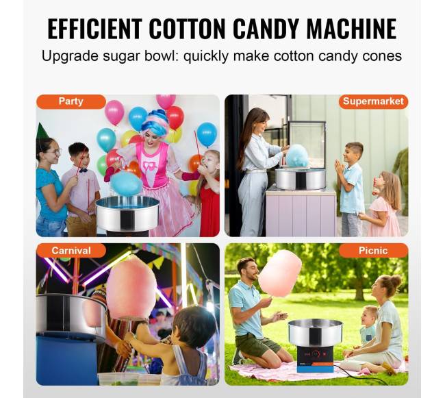 Elektrinis cukraus vatos aparatas, 1000W5