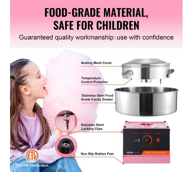 Elektrinė cukraus vatos mašina 1000W3