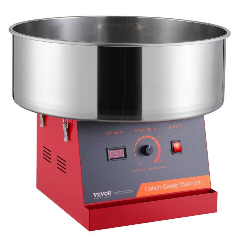 Elektrinis cukraus vatos aparatas, 1000W, komercinis, su dubeniu0