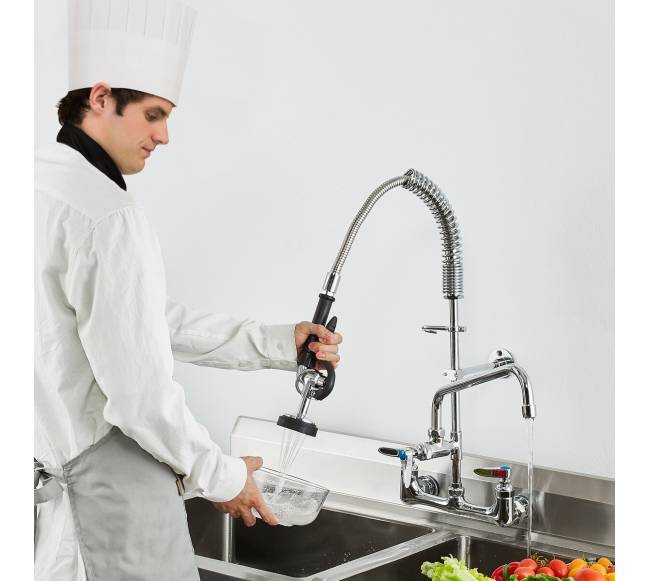 Virtuvinis maišytuvas su pirmo plovimo purkštuvu7