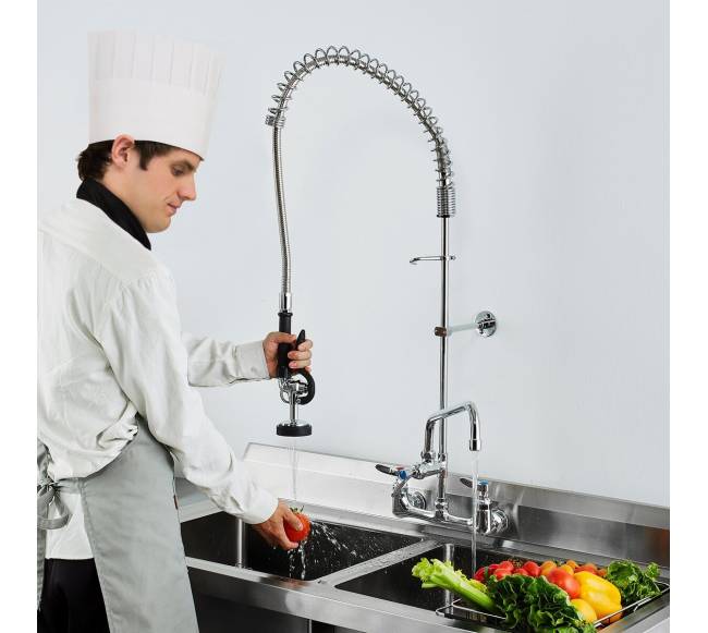 Komercinė virtuvinė maišytuvas su išankstiniu purškikliu7