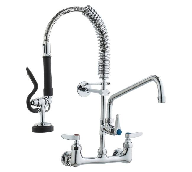 Pramoninis virtuvės maišytuvas su praplovimo purkštuvu0