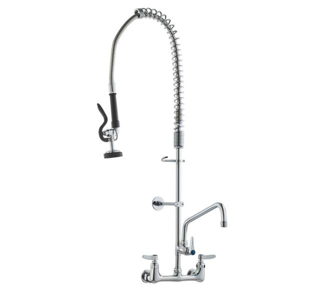 Virtuvinis sieninis maišytuvas su priešnuplaunamu purkštuvu0