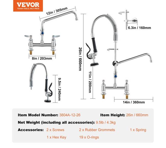 Virtuvinis maišytuvas su praplovimo purkštuvu6