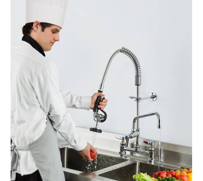 Virtuvinis maišytuvas su praplovimo purkštuvu7