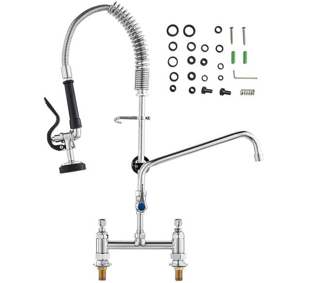 Virtuvinis maišytuvas su praplovimo purkštuvu8