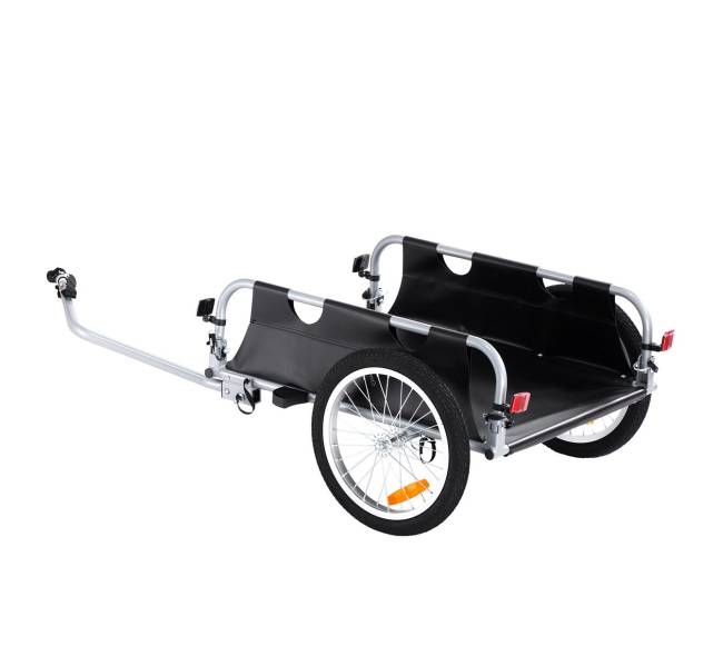 Dviračio krovinių priekaba, sulankstoma ir universali0