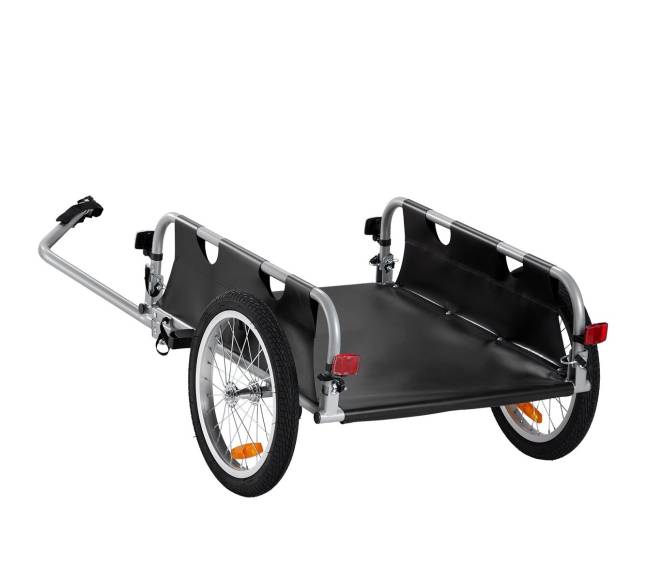 Dviračio krovinių priekaba, sulankstoma ir universali8
