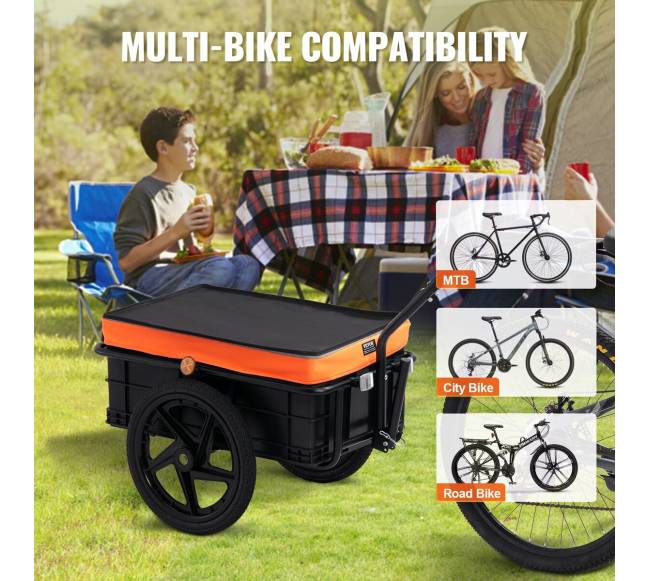 Dviračio krovininis vežimėlis su uždanga5