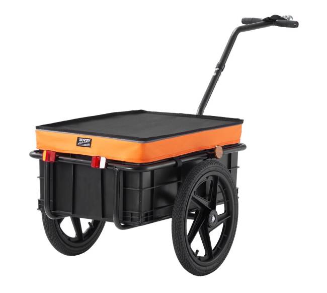 Dviračio krovininis vežimėlis su uždanga8